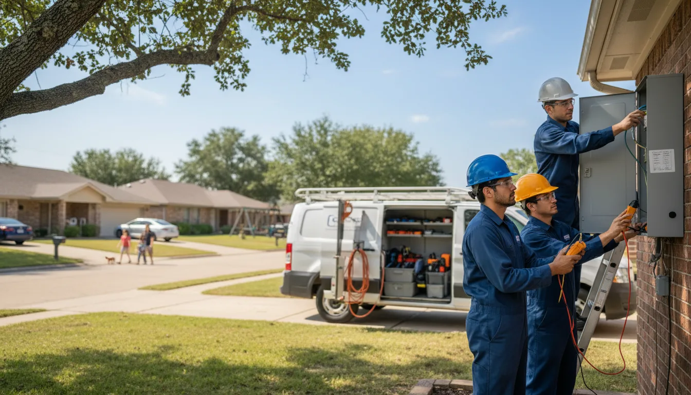 Certified electrician providing emergency electrical services in Regina, NM